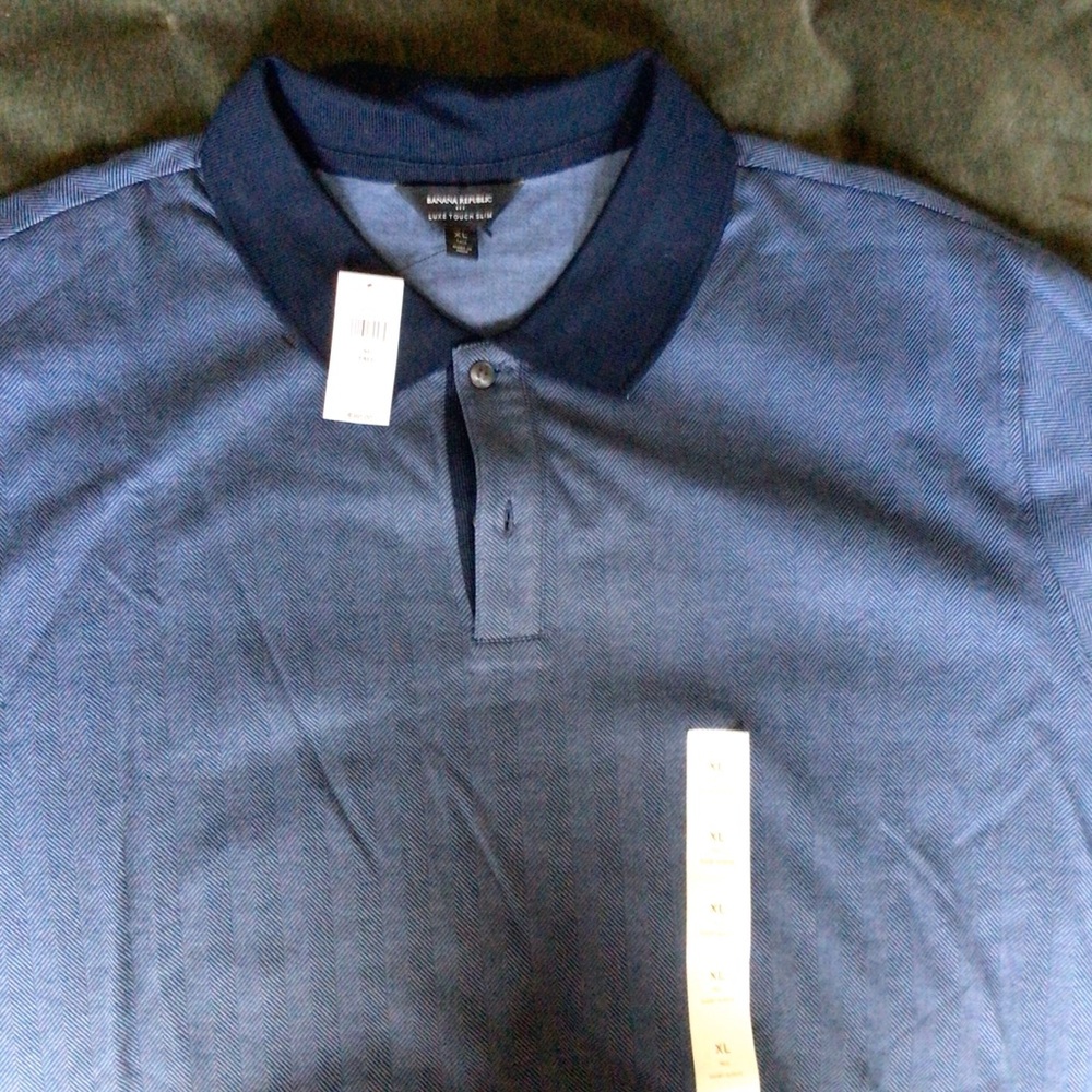 Banana Republic Navy Polo Shirt